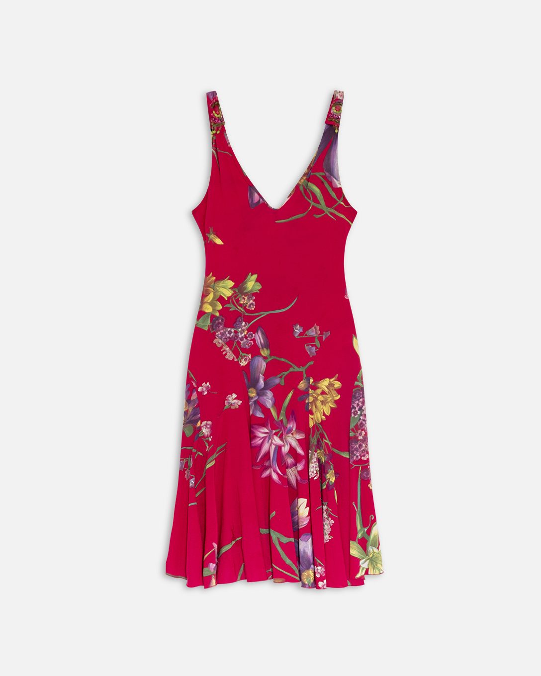 Blumarine Floral Midi Dress