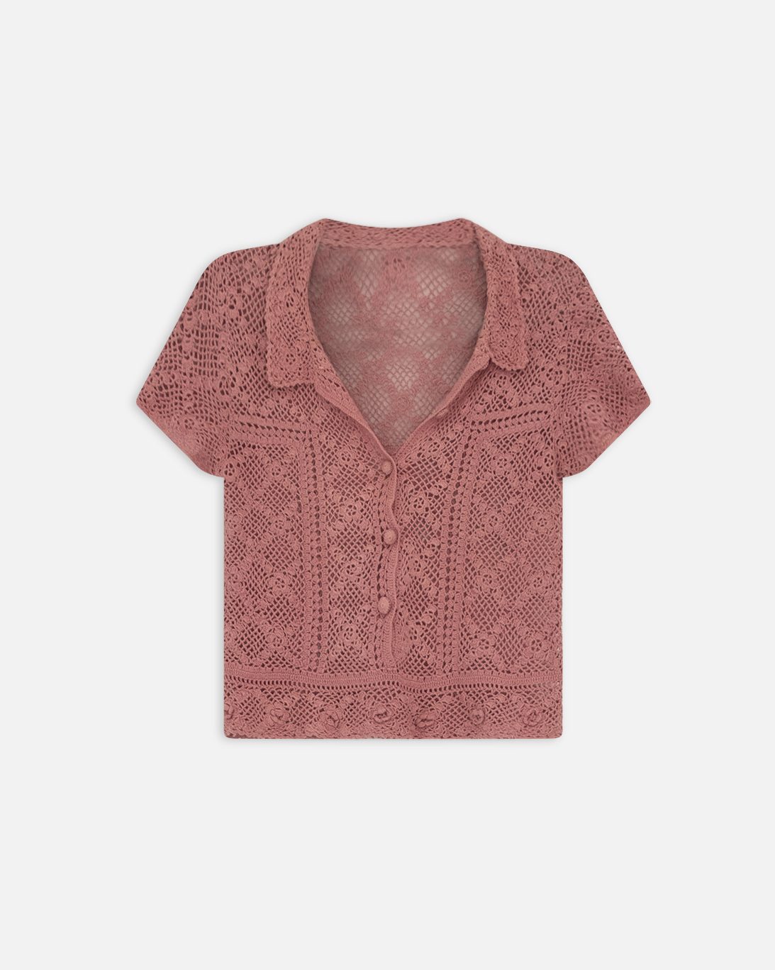 Corinne Sarrut Crochet Rose Top