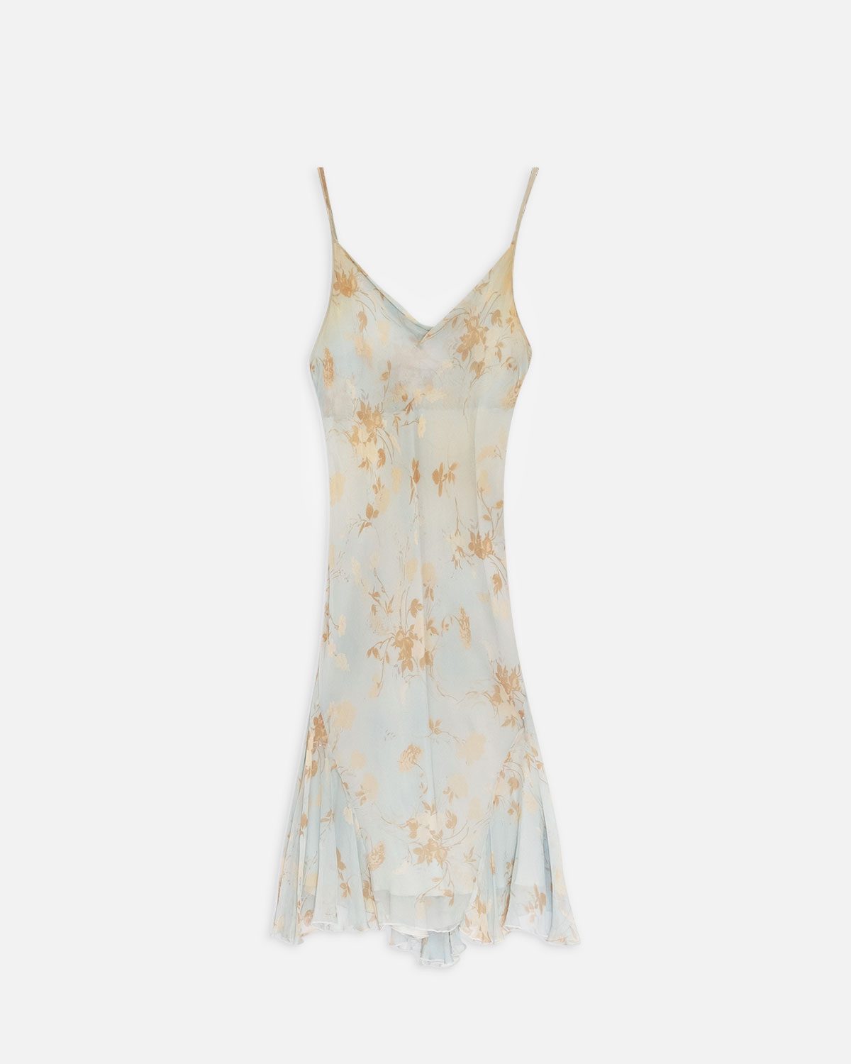 La Perla Turquoise Silk Dress