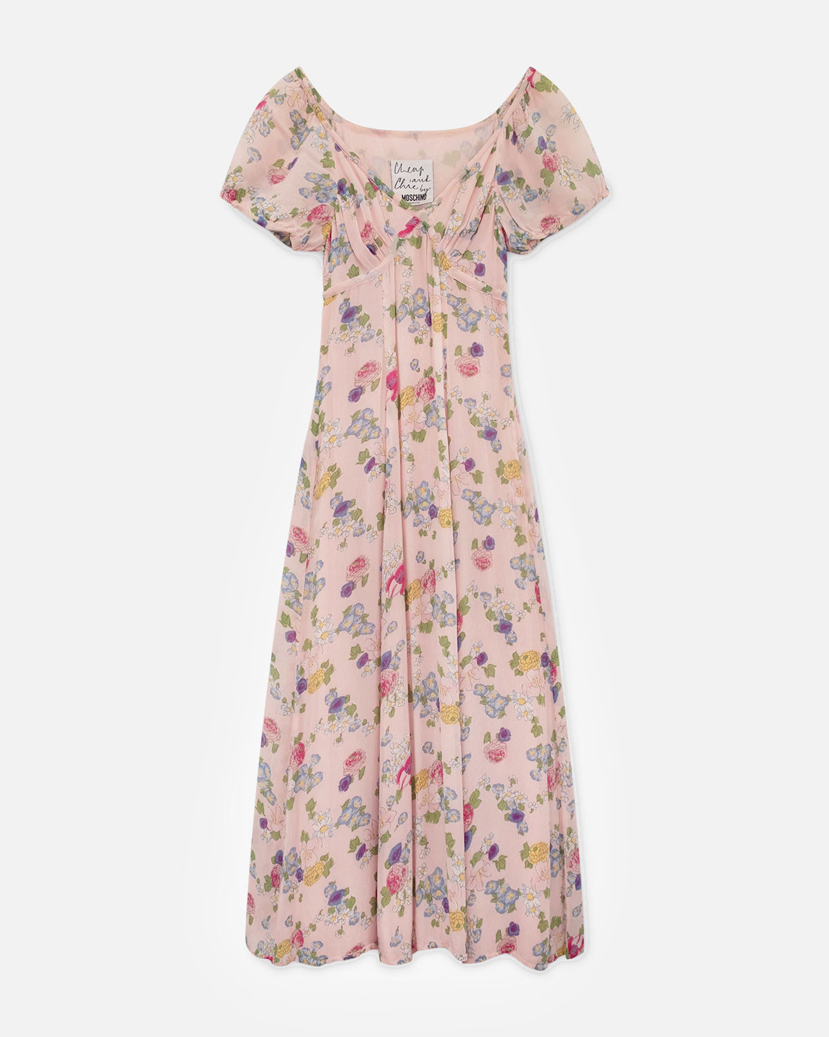 Moschino Light Pink Floral Dress
