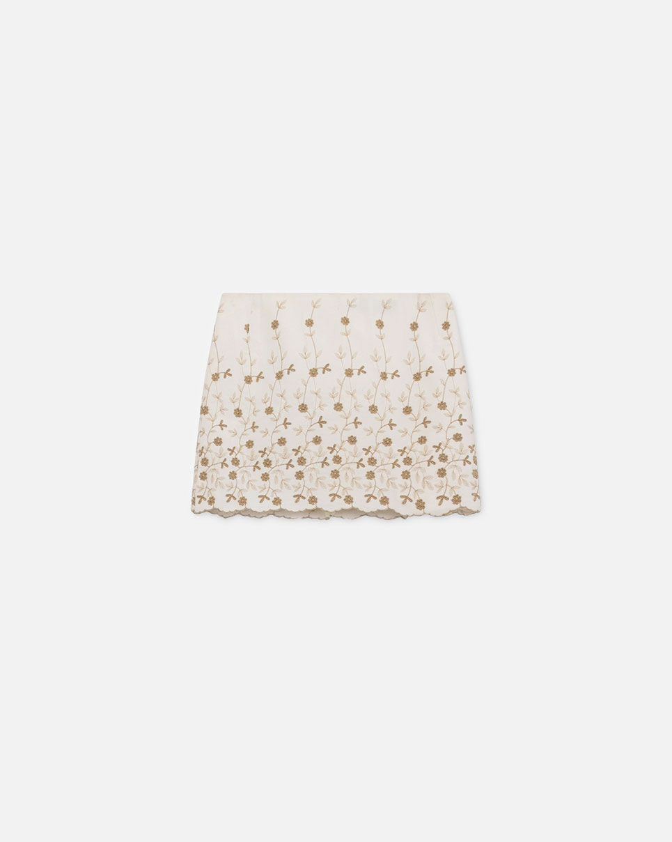 Made in Italy Beaded Mini Skirt