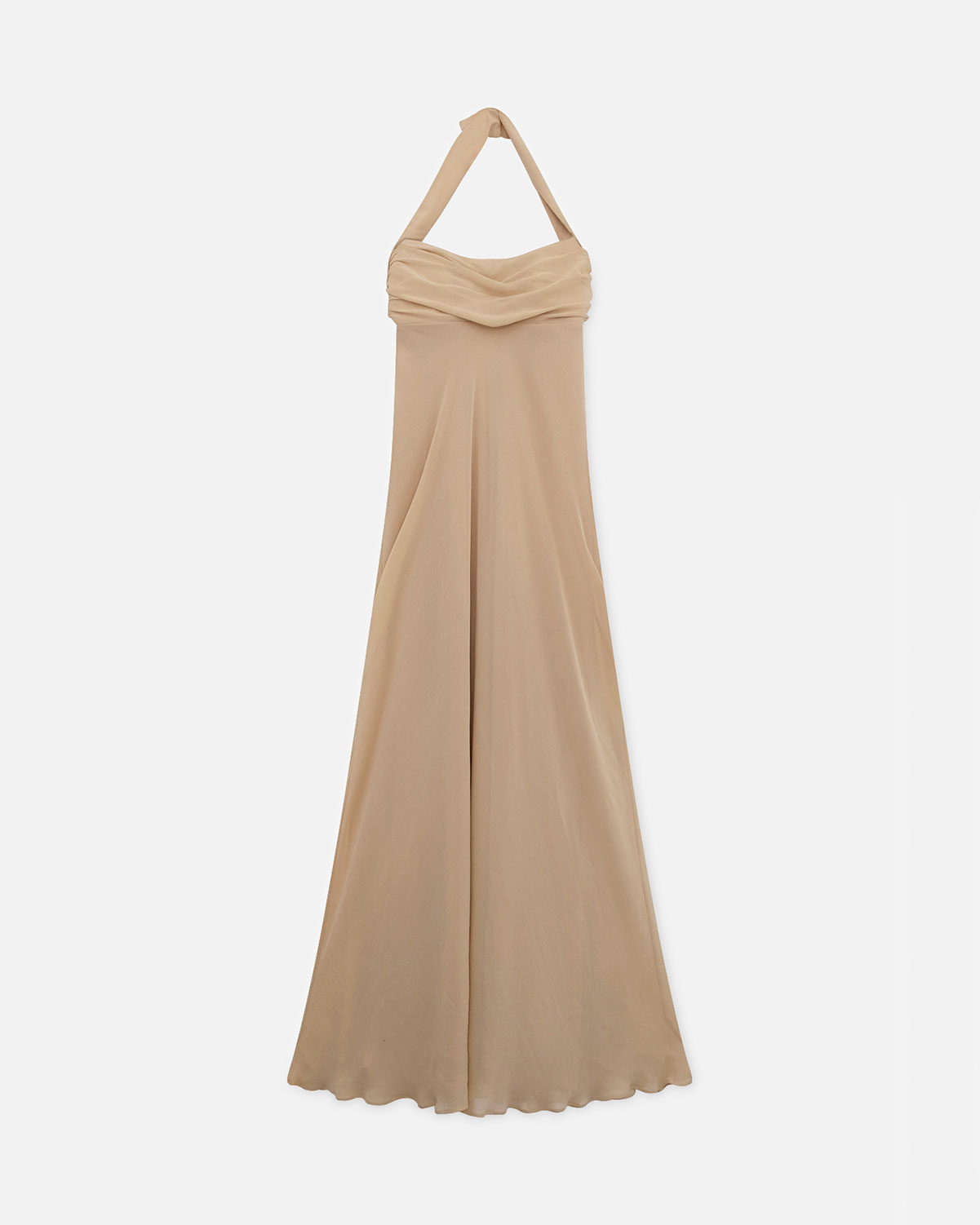 La Perla Nude Halterneck Gown